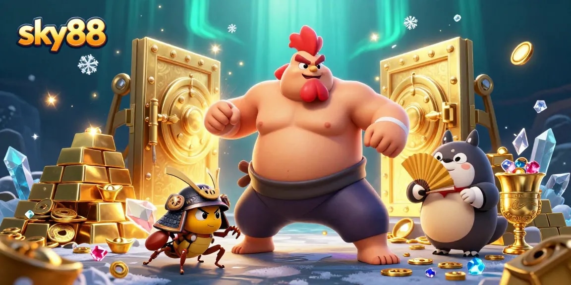 Engage in thrilling gaming action with sky88's exciting casino adventures featuring rich treasures and dynamic characters.