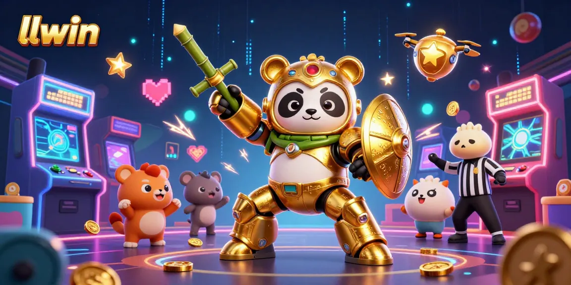 Experience thrilling gameplay at llwin with our dynamic 3D illustration showcasing exciting casino elements.