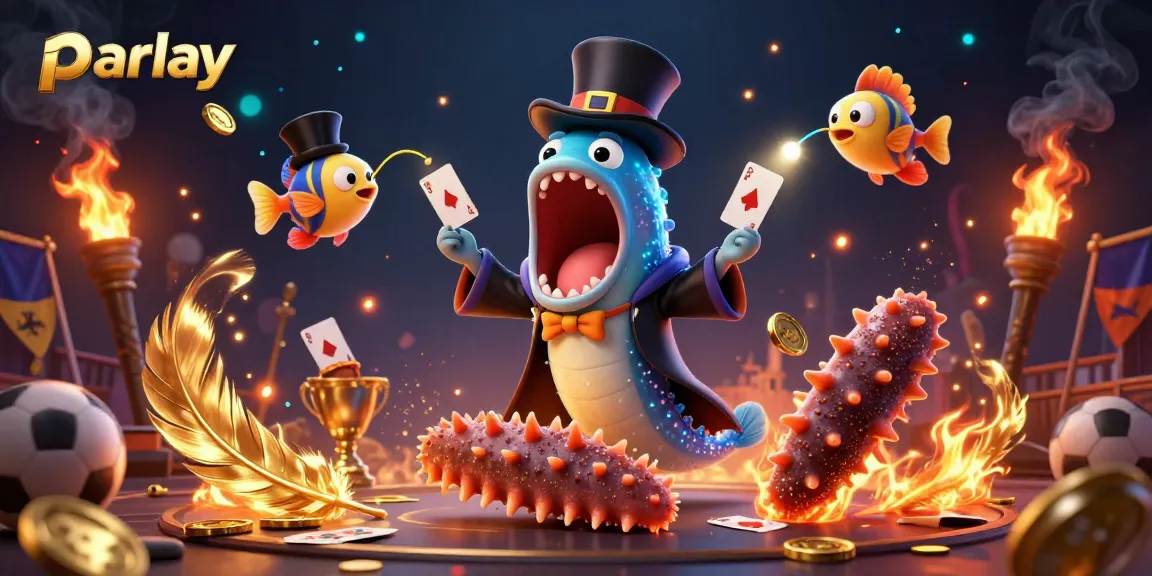 Experience thrilling parlay betting with exciting characters and action-packed visuals.
