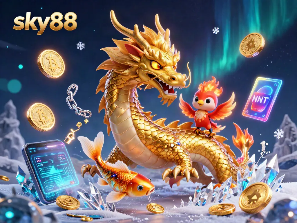 Engage with exciting sky88 casino experiences featuring dragons, phoenixes, and crypto elements.